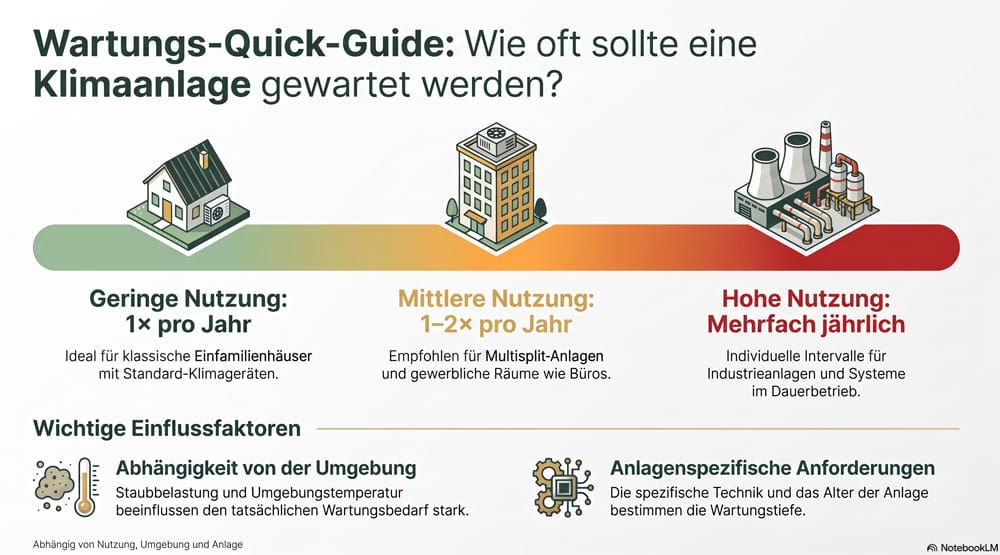 Grafik zum Thema Klimaanlage und Wartung